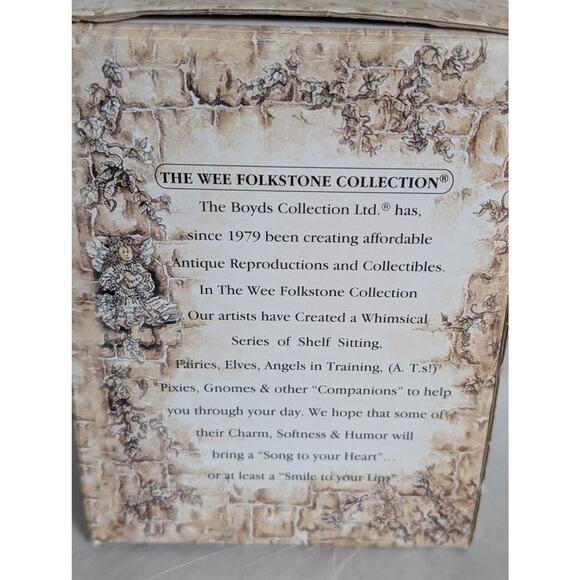 Boyds Bears Wee Folkstone Hilda Witch in Training w
Scaredy Cat & Ezra Figurine - Picture 10 of 12